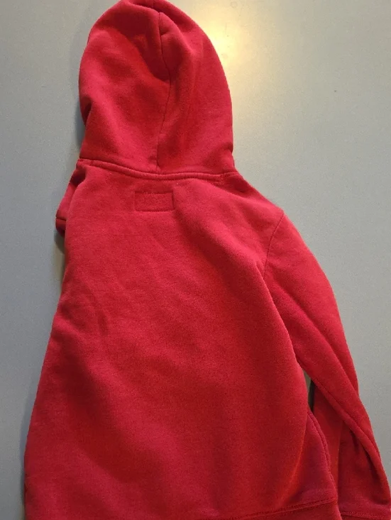 Jordan Red Pullover Hoodie with Embroidered Jumpman - Picture 6 of 6